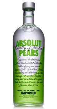 Vodka Absolut Pears